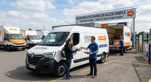 Les meilleures offres de location d'utilitaires en aller simple