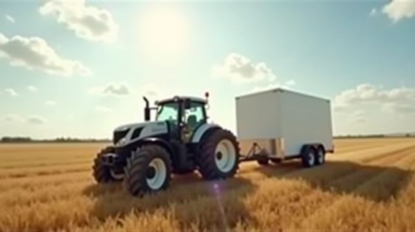 Manutention facilitée avec un tracteur pousseur électrique remorque